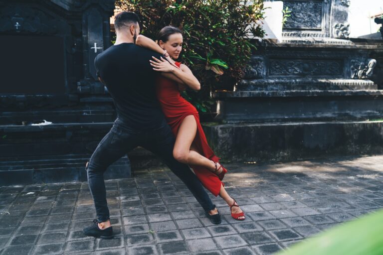 Tango tanzendes Paar in Buenos Aires